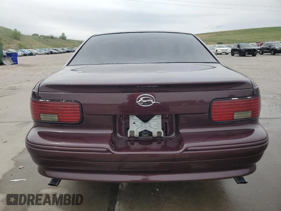 1996 Chevrolet Caprice 1SA Special Value with VIN 1G1BL52P7TR169402, listed as a Copart auction lot 58929695 with 152,433 mi miles and Clean title. Bid and sale history available at DreamBid. Image 6.