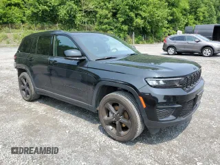 2024 Jeep Grand Cherokee Altitude with VIN 1C4RJHAG4RC681922, listed as a Copart auction lot 59997195 with 12,042 mi miles and Salvage title. Bid and sale history available at DreamBid. Image 4.