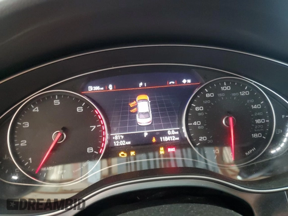2016 Audi A6 Prestige with VIN WAUHGAFC2GN009251, listed as a Copart auction lot 61375025 with 118,412 mi miles and Clean title. Bid and sale history available at DreamBid. Image 9.