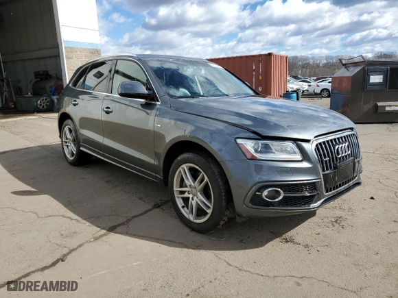 2015 Audi Q5 Premium Plus with VIN WA1DGAFP2FA085931, listed as a Copart auction lot 48195625 with 134,556 mi miles and Salvage Title. Bid and sale history available at carsss.com. Image 4.