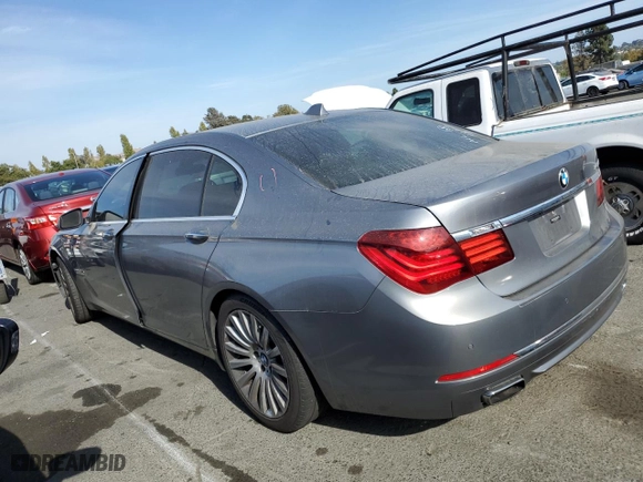 2013 BMW 7 Series 740Li with VIN WBAYE4C59DD137050, listed as a Copart auction lot 71686644 with 140,685 mi miles and Clean Title. Bid and sale history available at carsss.com. Image 2.