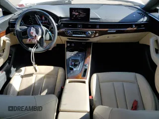 2019 Audi A5 Sportback Premium with VIN WAUANCF51KA064214, listed as a Copart auction lot 46575634 with 53,796 mi miles. Bid and sale history available at carsss.com. Image 8.