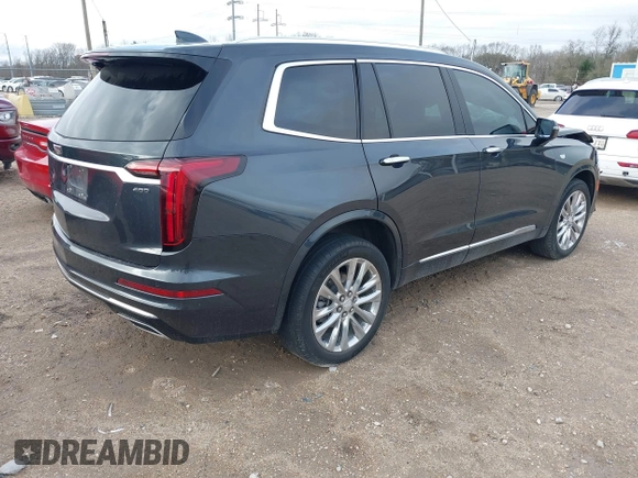 2022 Cadillac XT6 Premium Luxury with VIN 1GYKPDRS0NZ148517, listed as a IAAI auction lot 41575367 with 46,119 mi miles. Bid and sale history available at carsss.com. Image 4.