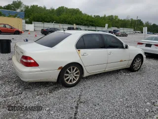 2005 Lexus LS 430 z VIN JTHBN36F955009277, wystawiony jako Copart lot #58974925 z przebiegiem 213 982 mil mil oraz Czysty tytuł • Clean title. Historia ofert i sprzedaży dostępna na DreamBid. Obrazek 3.