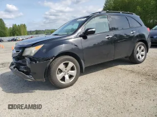 2007 Acura MDX Sport with VIN 2HNYD28867H503559, listed as a Copart auction lot 55153715 with 182,947 mi miles and Salvage Title. Bid and sale history available at carsss.com. Image 1.