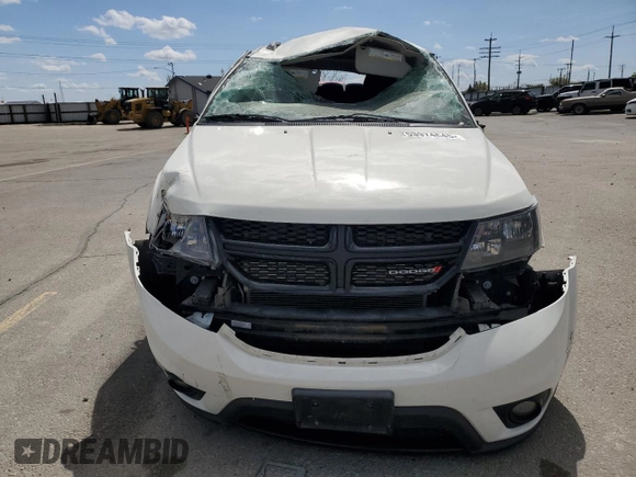 2018 Dodge Journey SXT with VIN 3C4PDDBG6JT141759, listed as a Copart auction lot 53974645 with 142,335 mi miles and Salvage title. Bid and sale history available at DreamBid. Image 5.