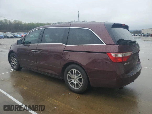 2011 Honda Odyssey EX-L with VIN 5FNRL5H6XBB027702, listed as a Copart auction lot 51978575 with 224,070 mi miles and Salvage Title. Bid and sale history available at DreamBid. Image 2.