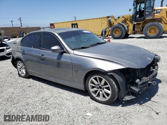 2011 BMW 3 Series 328i with VIN WBAPH5G55BNM74776, listed as a Copart auction lot 57993625 with Not provided miles and Clean title. Bid and sale history available at DreamBid. Image 4.