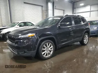 2016 Jeep Cherokee Limited with VIN 1C4PJLDS1GW249858, listed as a Copart auction lot 87513625 with 163,562 mi miles and Salvage Title. Bid and sale history available at carsss.com. Image 1.