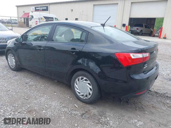 2013 Kia Rio LX with VIN KNADM4A35D6270556, listed as a IAAI auction lot 42115208 with 165,249 mi miles. Bid and sale history available at carsss.com. Image 3.