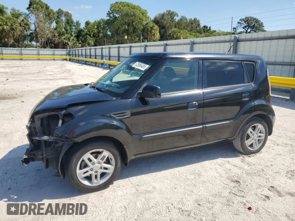 2010 Kia Soul + with VIN KNDJT2A24A7076708, listed as a Copart auction lot 52986485 with 240,186 mi miles and Salvage Title. Bid and sale history available at carsss.com. Image 1.