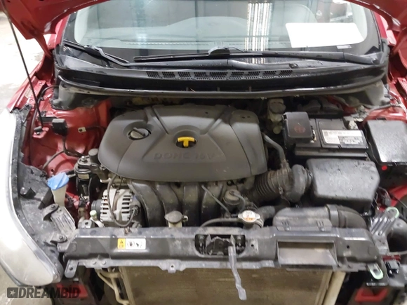 2015 Hyundai Elantra Limited with VIN KMHDH4AE9FU358075, listed as a IAAI auction lot 41760721 with 131,925 mi miles. Bid and sale history available at carsss.com. Image 10.