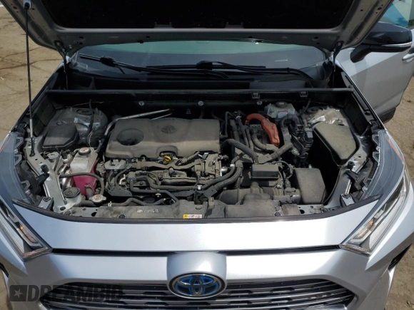 2021 Toyota RAV4 Hybrid XSE with VIN JTME6RFV4MJ008033, listed as a Copart auction lot 59039665 with 174,302 mi miles and Salvage title. Bid and sale history available at DreamBid. Image 12.