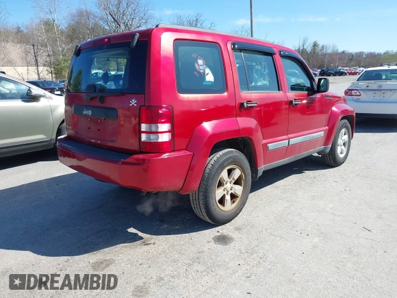 2009 Jeep Liberty Sport with VIN 1J8GN28K09W522924, listed as a IAAI auction lot 41932797 with 154,030 mi miles. Bid and sale history available at carsss.com. Image 4.