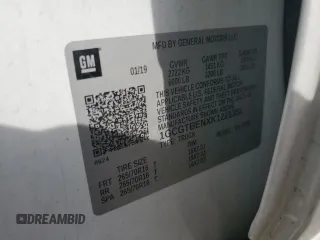 2019 Chevrolet Colorado 4WD Work Truck z VIN 1GCGTBENXK1221351, wystawiony jako Copart lot #58718235 z przebiegiem 90 955 mil mil oraz Szkoda całkowita • Salvage title. Historia ofert i sprzedaży dostępna na DreamBid. Obrazek 12.
