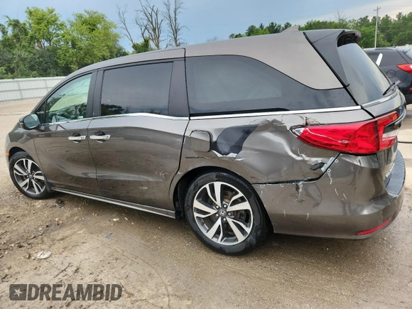 2022 Honda Odyssey Touring z VIN 5FNRL6H89NB020462, wystawiony jako Copart lot #65296455 z przebiegiem 52 058 mil mil oraz Szkoda całkowita • Salvage title. Historia ofert i sprzedaży dostępna na DreamBid. Obrazek 2.