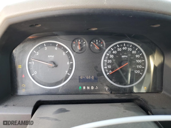 2010 Dodge Ram 1500 ST with VIN 1D7RB1CP3AS214671, listed as a Copart auction lot 81416294 with 184,768 mi miles and Salvage Title. Bid and sale history available at carsss.com. Image 9.