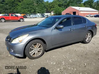 2012 Infiniti G25 x with VIN JN1DV6AR6CM861542, listed as a Copart auction lot 64947035 with 229,262 mi miles and Clean title. Bid and sale history available at DreamBid. Image 1.