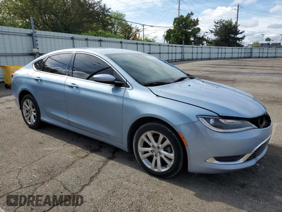 2015 Chrysler 200 Limited with VIN 1C3CCCABXFN714756, listed as a Copart auction lot 55330605 with 173,841 mi miles and Salvage Title. Bid and sale history available at DreamBid. Image 4.