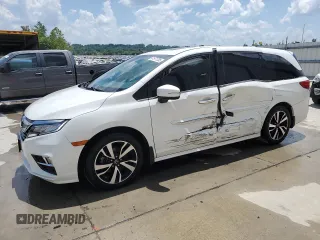 2020 Honda Odyssey Elite z VIN 5FNRL6H92LB006733, wystawiony jako Copart lot #61971335 z przebiegiem 72 481 mil mil oraz Szkoda całkowita • Salvage title. Historia ofert i sprzedaży dostępna na DreamBid. Obrazek 1.