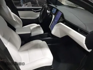 2019 Tesla Model X P90D with VIN 5YJXCAE4XKF180356, listed as a IAAI auction lot 42087926 with 79,041 mi miles. Bid and sale history available at carsss.com. Image 5.