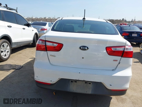 2017 Kia Rio LX with VIN KNADM4A37H6025960, listed as a IAAI auction lot 41975223 with 112,474 mi miles. Bid and sale history available at carsss.com. Image 17.