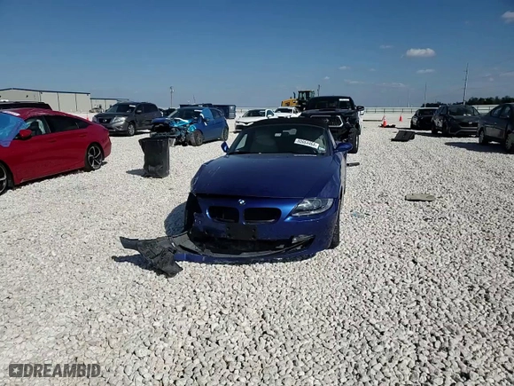 2006 BMW Z4 3.0i with VIN 4USBU33586LW68734, listed as a Copart auction lot 80664464 with 45,293 mi miles and Salvage Title. Bid and sale history available at carsss.com. Image 11.