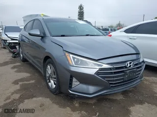 2019 Hyundai Elantra SEL with VIN KMHD84LF1KU816854, listed as a IAAI auction lot 41648387 with 55,070 mi miles. Bid and sale history available at carsss.com. Image 1.