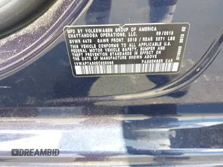 2014 Volkswagen Passat S with VIN 1VWAP7A30EC025369, listed as a IAAI auction lot 42525534 with 169,000 mi miles and . Bid and sale history available at DreamBid. Image 9.
