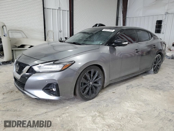 2019 Nissan Maxima SV with VIN 1N4AA6AV8KC383305, listed as a Copart auction lot 45301095 with 135,846 mi miles and Salvage Title. Bid and sale history available at DreamBid. Image 1.