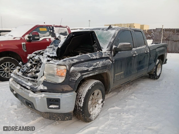 2015 GMC Sierra 1500 SLE with VIN 1GTV2UEC1FZ213151, listed as a Copart auction lot 41902705 with 0 mi miles and Salvage Title. Bid and sale history available at carsss.com. Image 1.