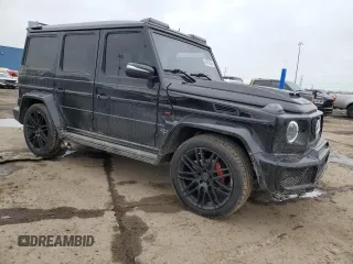 2015 Mercedes-Benz G-Class G 550 with VIN WDCYC3HFXFX231809, listed as a Copart auction lot 46878645 with 27,422 mi miles and Clean Title. Bid and sale history available at carsss.com. Image 4.