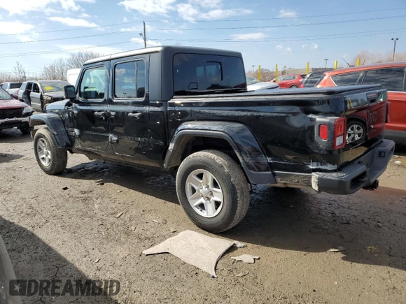 2022 Jeep Gladiator Willys with VIN 1C6HJTAG8NL150240, listed as a Copart auction lot 45631715 with 14,170 mi miles and Salvage title. Bid and sale history available at DreamBid. Image 2.
