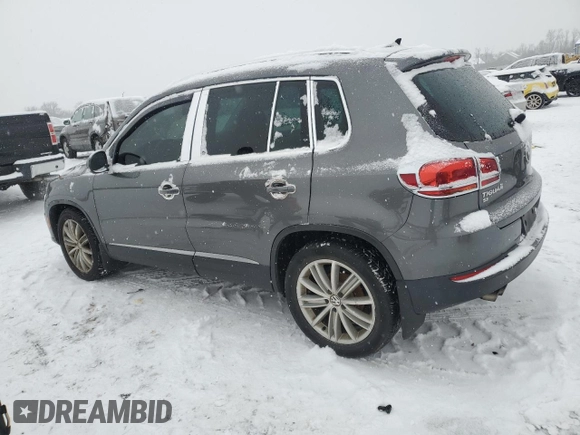 2016 Volkswagen Tiguan S with VIN WVGBV7AXXGW616936, listed as a Copart auction lot 41452605 with 92,541 mi miles and Salvage Title. Bid and sale history available at DreamBid. Image 2.