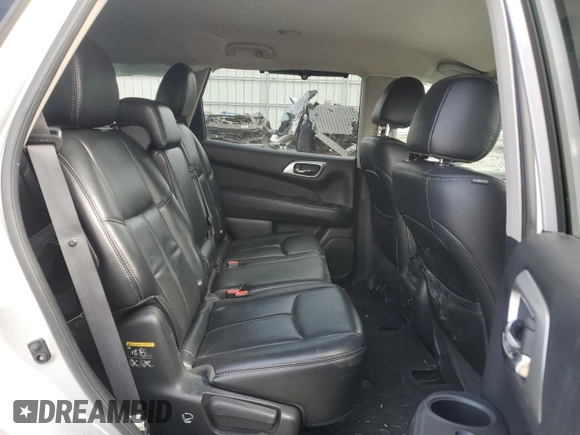 2017 Nissan Pathfinder SL with VIN 5N1DR2MM9HC642366, listed as a Copart auction lot 50877595 with 73,768 mi miles and Salvage Title. Bid and sale history available at DreamBid. Image 11.