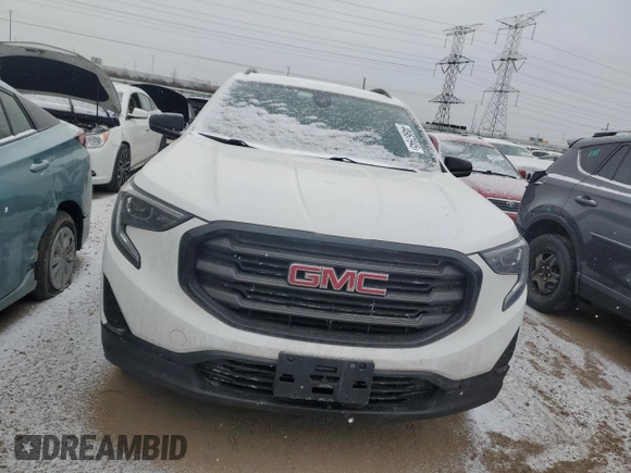 2021 GMC Terrain SLE with VIN 3GKALTEVXML369088, listed as a Copart auction lot 44967945 with 74,899 mi miles and Salvage Title. Bid and sale history available at carsss.com. Image 5.