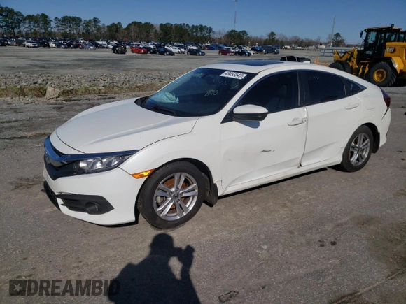2017 Honda Civic Sedan EX-L with VIN 2HGFC1F78HH647864, listed as a Copart auction lot 48497645 with 185,849 mi miles and Clean Title. Bid and sale history available at carsss.com. Image 1.