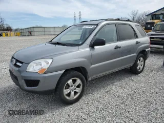 2010 Kia Sportage LX with VIN KNDKG3A45A7706946, listed as a Copart auction lot 50245845 with 111,884 mi miles and Salvage Title. Bid and sale history available at carsss.com. Image 1.