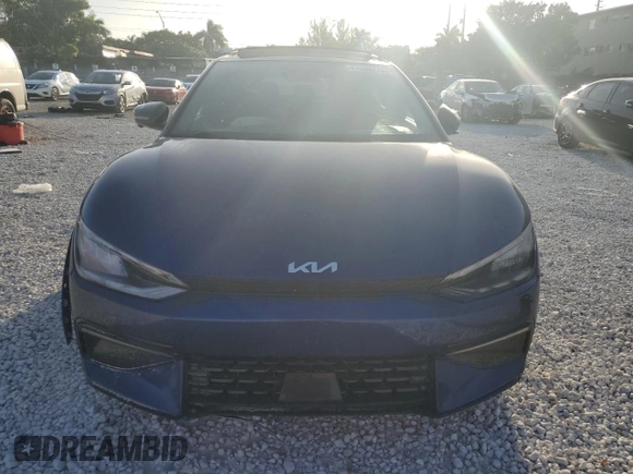 2022 Kia EV6 GT-Line with VIN KNDC44LAXN5037208, listed as a Copart auction lot 47805275 with 55,284 mi miles and Non Repairable. Bid and sale history available at DreamBid. Image 5.