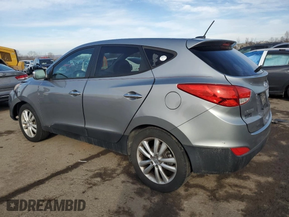 2011 Hyundai Tucson Limited with VIN KM8JUCAC1BU204459, listed as a Copart auction lot 46502895 with 110,654 mi miles and Salvage Title. Bid and sale history available at DreamBid. Image 2.