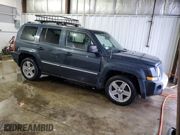 2008 Jeep Patriot Limited with VIN 1J8FT48W48D648696, listed as a Copart auction lot 45197545 with 210,250 mi miles and Salvage Title. Bid and sale history available at DreamBid. Image 4.