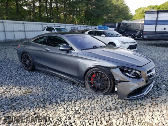 2016 Mercedes-Benz S 63 AMG with VIN WDDXJ7JB2GA017171, listed as a Copart auction lot 54714344 with 31,532 mi miles and Salvage Title. Bid and sale history available at DreamBid. Image 4.