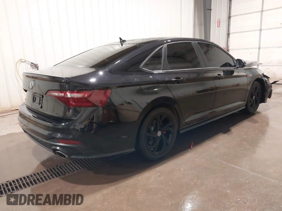 2023 Volkswagen Jetta Autobahn with VIN 3VW1T7BU1PM002445, listed as a IAAI auction lot 41882855 with 25,641 mi miles and . Bid and sale history available at DreamBid. Image 4.