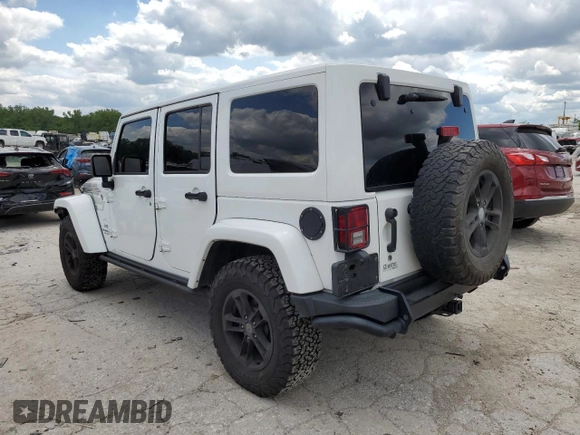 2017 Jeep Wrangler Unlimited Sahara with VIN 1C4BJWEG6HL612289, listed as a Copart auction lot 58479505 with 167,208 mi miles and Salvage title. Bid and sale history available at DreamBid. Image 2.