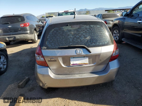 2007 Honda Fit with VIN JHMGD38447S032586, listed as a Copart auction lot 69973944 with 0 mi miles and Salvage Title. Bid and sale history available at carsss.com. Image 6.