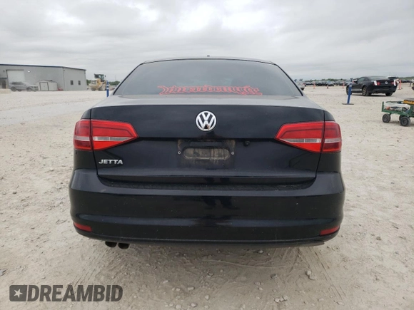 2015 Volkswagen Jetta S with VIN 3VW2K7AJ5FM414316, listed as a Copart auction lot 49685835 with 104,789 mi miles and Salvage title. Bid and sale history available at DreamBid. Image 6.