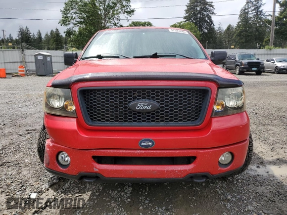 2006 Ford F-150 XLT with VIN 1FTPW14596KB43759, listed as a Copart auction lot 57687885 with Not provided miles and Salvage title. Bid and sale history available at DreamBid. Image 5.