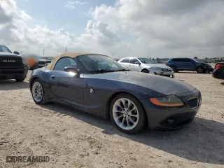 2003 BMW Z4 2.5i with VIN 4USBT334X3LR66028, listed as a Copart auction lot 54133415 with 58,811 mi miles and Clean Title. Bid and sale history available at carsss.com. Image 4.