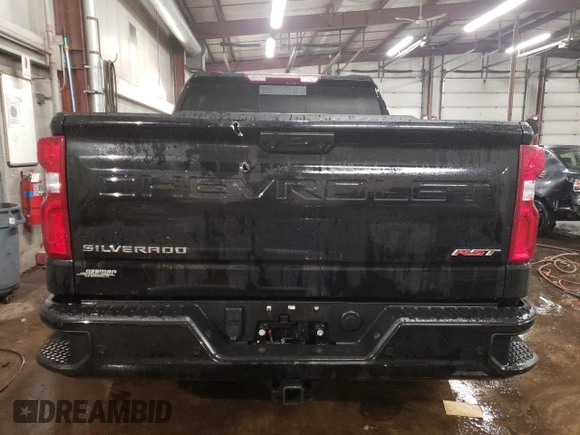 2022 Chevrolet Silverado 1500 RST with VIN 1GCUDEED0NZ528834, listed as a Copart auction lot 48775355 with 47,870 mi miles and Salvage Title. Bid and sale history available at carsss.com. Image 6.