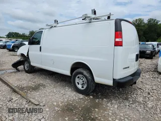 2023 Chevrolet Express Cargo with VIN 1GCWGAFP8P1113635, listed as a Copart auction lot 62947825 with 37,544 mi miles and Salvage title. Bid and sale history available at DreamBid. Image 2.